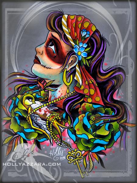 Tattoos - Gypsy Print NEW - 58074